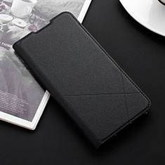 Handytasche Stand Schutzhülle Flip Leder Hülle T03 für Xiaomi Redmi Note 8 Pro Schwarz