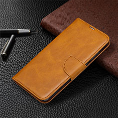 Handytasche Stand Schutzhülle Flip Leder Hülle T03 für Xiaomi Redmi Note 9 Orange