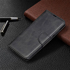 Handytasche Stand Schutzhülle Flip Leder Hülle T03 für Xiaomi Redmi Note 9 Schwarz