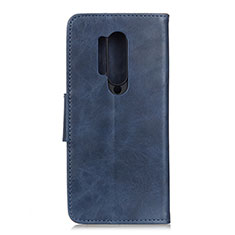 Handytasche Stand Schutzhülle Flip Leder Hülle T04 für OnePlus 8 Pro Blau