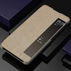 Handytasche Stand Schutzhülle Flip Leder Hülle T04 für Samsung Galaxy Note 10 Plus 5G Gold