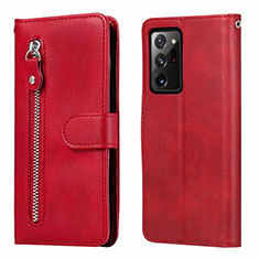 Handytasche Stand Schutzhülle Flip Leder Hülle T04 für Samsung Galaxy Note 20 Ultra 5G Rot