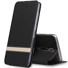 Handytasche Stand Schutzhülle Flip Leder Hülle T04 für Xiaomi Redmi K20 Pro Schwarz