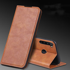 Handytasche Stand Schutzhülle Flip Leder Hülle T04 für Xiaomi Redmi Note 8T Orange