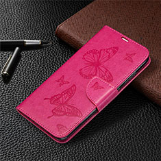 Handytasche Stand Schutzhülle Flip Leder Hülle T04 für Xiaomi Redmi Note 9 Pink