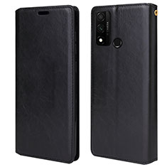 Handytasche Stand Schutzhülle Flip Leder Hülle T05 für Huawei P Smart (2020) Schwarz