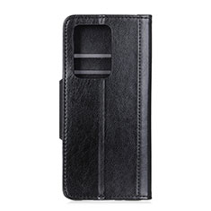 Handytasche Stand Schutzhülle Flip Leder Hülle T06 für Huawei P40 Pro+ Plus Schwarz
