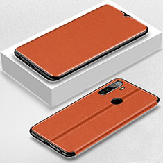 Handytasche Stand Schutzhülle Flip Leder Hülle T06 für Xiaomi Redmi Note 8T Orange