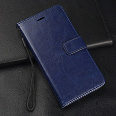 Handytasche Stand Schutzhülle Flip Leder Hülle T07 für Huawei Nova 5 Blau