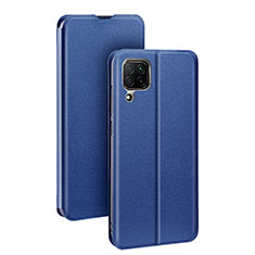 Handytasche Stand Schutzhülle Flip Leder Hülle T07 für Huawei Nova 6 SE Blau