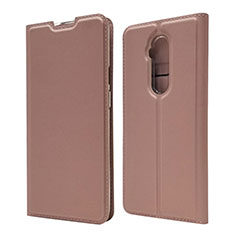 Handytasche Stand Schutzhülle Flip Leder Hülle T07 für OnePlus 7T Pro Rosegold