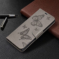 Handytasche Stand Schutzhülle Flip Leder Hülle T07 für Samsung Galaxy Note 20 Ultra 5G Grau