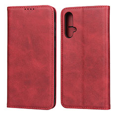 Handytasche Stand Schutzhülle Flip Leder Hülle T08 für Huawei Nova 5 Pro Rot