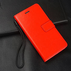 Handytasche Stand Schutzhülle Flip Leder Hülle T08 für Huawei Nova 5i Rot