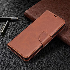 Handytasche Stand Schutzhülle Flip Leder Hülle T08 für Samsung Galaxy Note 20 5G Braun