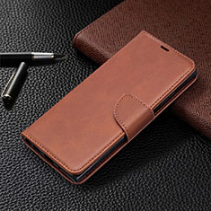 Handytasche Stand Schutzhülle Flip Leder Hülle T08 für Samsung Galaxy Note 20 Ultra 5G Braun