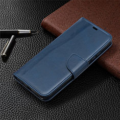 Handytasche Stand Schutzhülle Flip Leder Hülle T08 für Xiaomi Redmi 9AT Blau