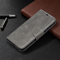 Handytasche Stand Schutzhülle Flip Leder Hülle T08 für Xiaomi Redmi 9AT Grau