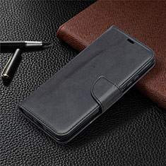 Handytasche Stand Schutzhülle Flip Leder Hülle T08 für Xiaomi Redmi 9AT Schwarz