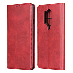 Handytasche Stand Schutzhülle Flip Leder Hülle T09 für OnePlus 8 Pro Rot