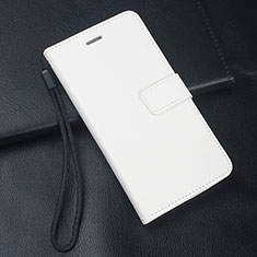 Handytasche Stand Schutzhülle Flip Leder Hülle T09 für Samsung Galaxy S10e Weiß