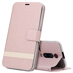 Handytasche Stand Schutzhülle Flip Leder Hülle T09 für Xiaomi Mi 9T Pro Rosegold