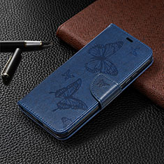 Handytasche Stand Schutzhülle Flip Leder Hülle T09 für Xiaomi Redmi 9AT Blau