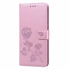 Handytasche Stand Schutzhülle Flip Leder Hülle T09 für Xiaomi Redmi Note 9 Rosa