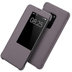 Handytasche Stand Schutzhülle Flip Leder Hülle T10 für Huawei Mate 20 X 5G Violett