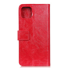 Handytasche Stand Schutzhülle Flip Leder Hülle T10 für Xiaomi Mi 11 5G Rot