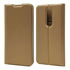 Handytasche Stand Schutzhülle Flip Leder Hülle T12 für Xiaomi Redmi K20 Gold