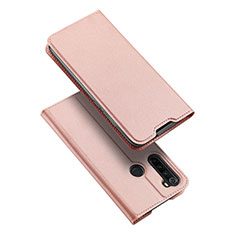 Handytasche Stand Schutzhülle Flip Leder Hülle T12 für Xiaomi Redmi Note 8T Rosegold