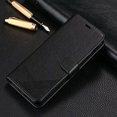 Handytasche Stand Schutzhülle Flip Leder Hülle T14 für Xiaomi Redmi Note 8 Pro Schwarz