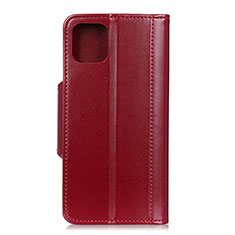 Handytasche Stand Schutzhülle Flip Leder Hülle T15 für Xiaomi Mi 11 Lite 4G Rot
