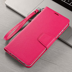 Handytasche Stand Schutzhülle Flip Leder Hülle T15 für Xiaomi Mi Note 10 Pink