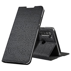 Handytasche Stand Schutzhülle Flip Leder Hülle T17 für Xiaomi Redmi Note 8 (2021) Schwarz