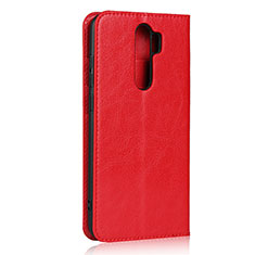 Handytasche Stand Schutzhülle Flip Leder Hülle T17 für Xiaomi Redmi Note 8 Pro Rot