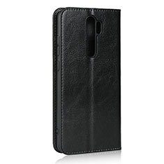 Handytasche Stand Schutzhülle Flip Leder Hülle T17 für Xiaomi Redmi Note 8 Pro Schwarz