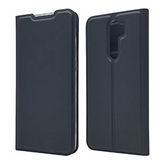 Handytasche Stand Schutzhülle Flip Leder Hülle T18 für Xiaomi Redmi Note 8 Pro Schwarz