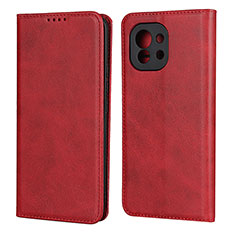 Handytasche Stand Schutzhülle Flip Leder Hülle T20 für Xiaomi Mi 11 5G Rot