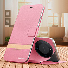 Handytasche Stand Schutzhülle Flip Leder Hülle TB1 für Huawei Mate 60 Pro Pink