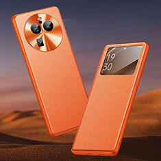 Handytasche Stand Schutzhülle Flip Leder Hülle TB1 für Oppo Find X6 Pro 5G Orange