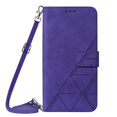 Handytasche Stand Schutzhülle Flip Leder Hülle Y01B für Apple iPhone 13 Pro Violett