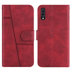 Handytasche Stand Schutzhülle Flip Leder Hülle Y01X für Samsung Galaxy A50S Rot
