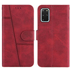 Handytasche Stand Schutzhülle Flip Leder Hülle Y01X für Samsung Galaxy S20 Plus Rot