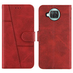 Handytasche Stand Schutzhülle Flip Leder Hülle Y01X für Xiaomi Mi 10T Lite 5G Rot