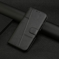 Handytasche Stand Schutzhülle Flip Leder Hülle Y01X für Xiaomi Poco C55 Schwarz