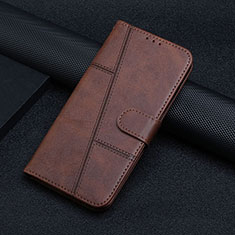 Handytasche Stand Schutzhülle Flip Leder Hülle Y01X für Xiaomi Redmi A1 Plus Braun