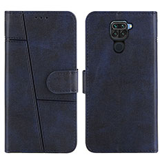 Handytasche Stand Schutzhülle Flip Leder Hülle Y01X für Xiaomi Redmi Note 9 Blau