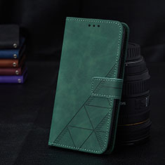 Handytasche Stand Schutzhülle Flip Leder Hülle Y02B für Samsung Galaxy F22 4G Grün